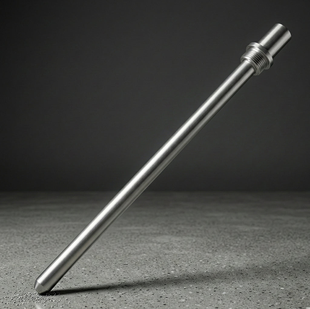 Professional Long Nozzle Attachment - 16.5cm Steel & Aluminum for Precision Blasting