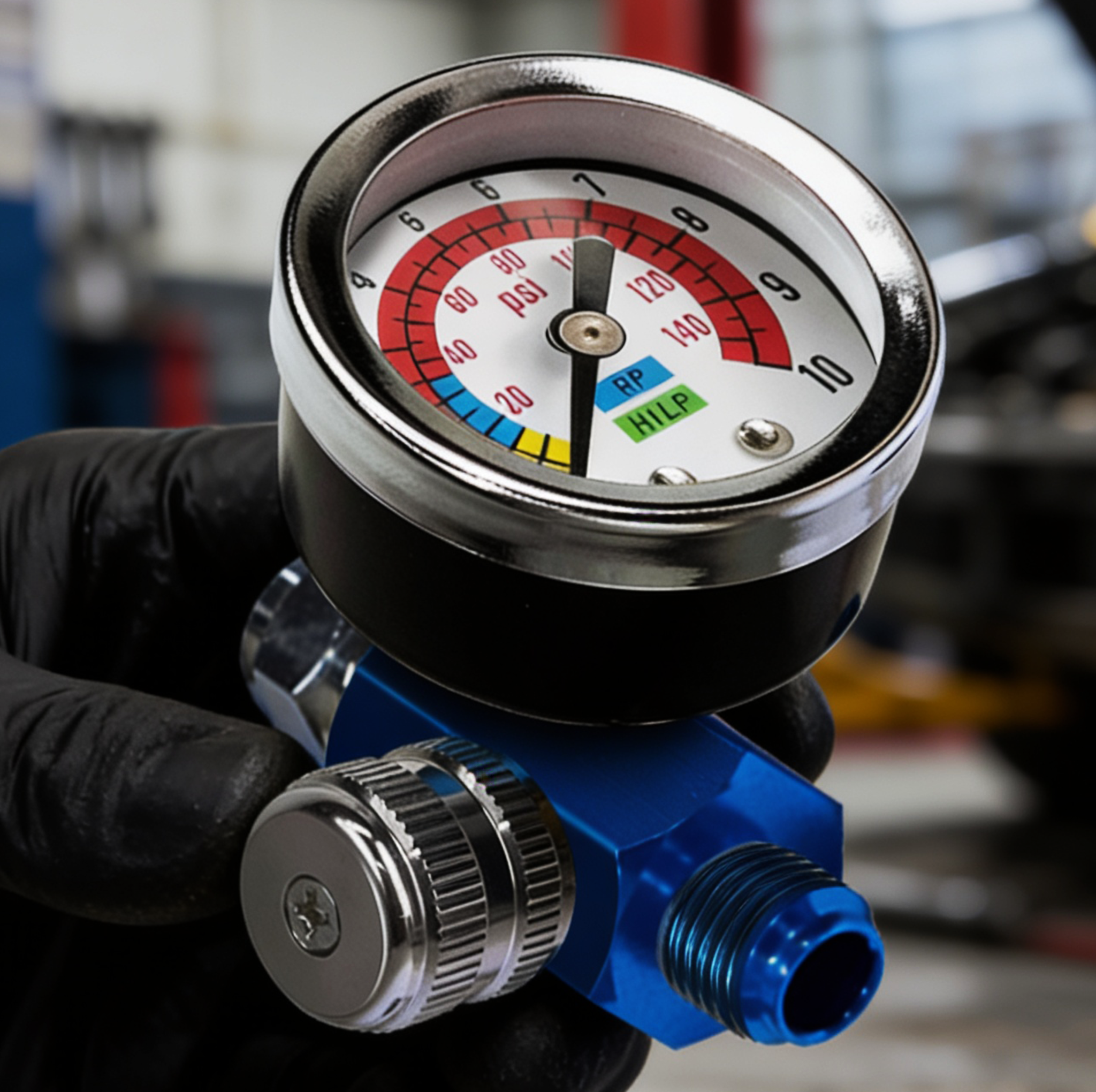 Professional Analog Air Compressor Regulator - 150 PSI High Flow Control with 89 SCFM (AR-01)