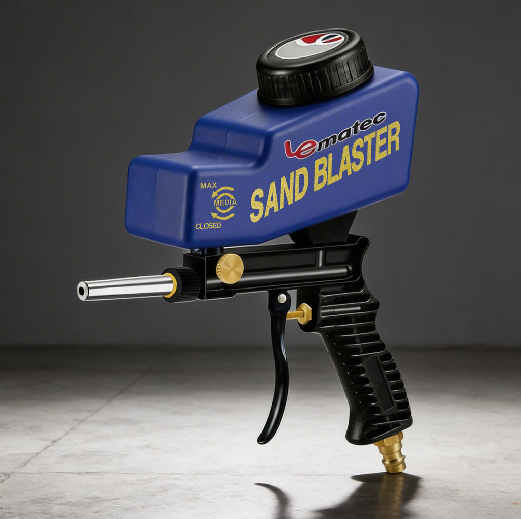 Professional Soda Blaster Kit - 150 PSI Multi-Media with Steel Nozzle (AS118)