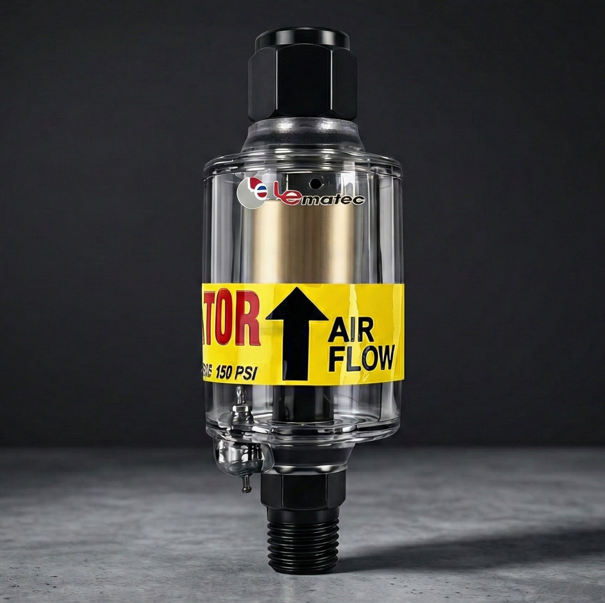Professional Inline Air Compressor Filter - 150 PSI Oil & Water Separator with Auto Drain (ZN312)