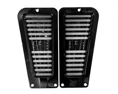 DOOR JAM VENTS WITH ENGRAVED F