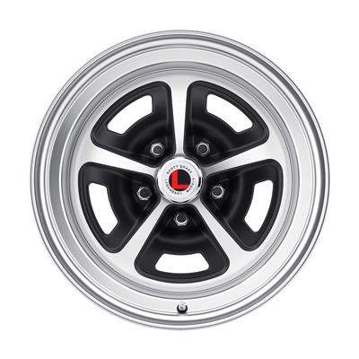 WHEELS ALUM BLK MACHINED 17X7