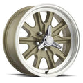 WHEELS ALUM GOLD MACHINED 17X7