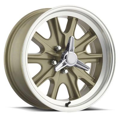 WHEELS ALUM GOLD MACHINED 17X7