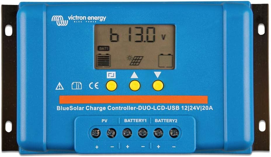 Victron - BlueSolar PWM DUO-LCD&USB 12/24V-20A [SCC010020060]