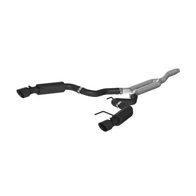 EXHAUST CAT-BACK BLACK STEEL