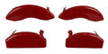 CALIPER COVERS RED SET