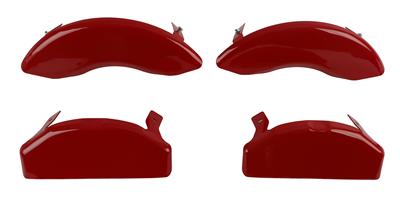 CALIPER COVERS RED SET
