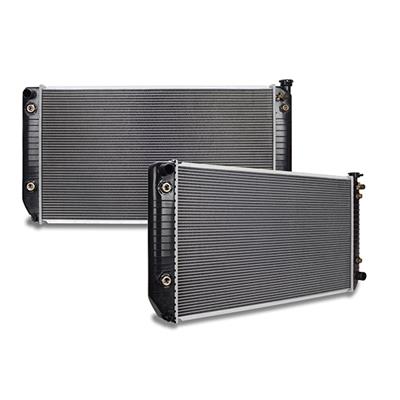 RADIATOR ALUM PLASTIC CHEVY