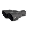 DUAL EXHAUST TIPS 2.5 SLASH BK