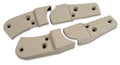 SEAT HINGE COVRS. 4PC SET OYST
