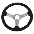 ST WHEEL. BLACK LTHR/SATIN 3 S