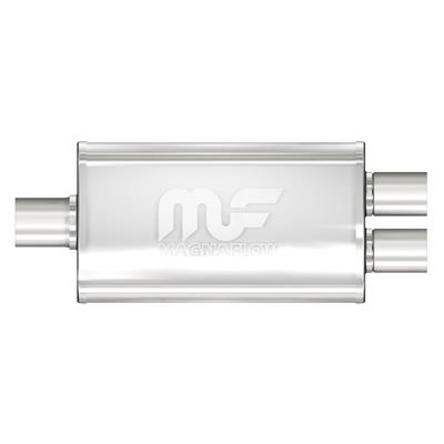 MUFFLER 2.25IN INLET DUAL 2IN