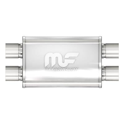 MUFFLER SS DUAL 2.5IN IN/OUT