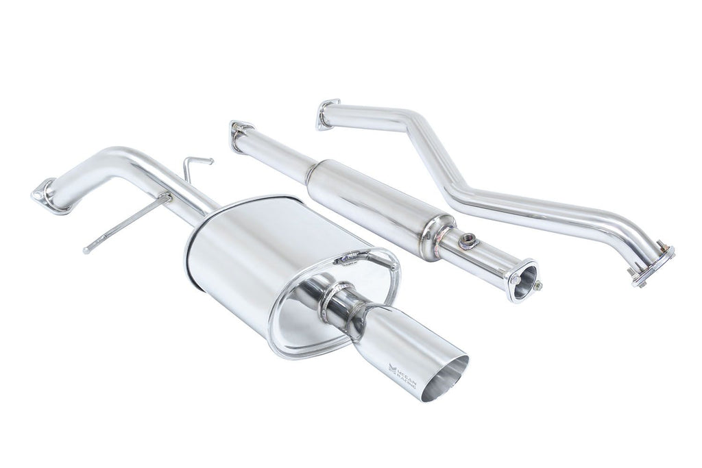 Megan Racing Cat-Back Exhaust System for 2002-2006 Mitsubishi Lancer - Stainless Rolled Tips