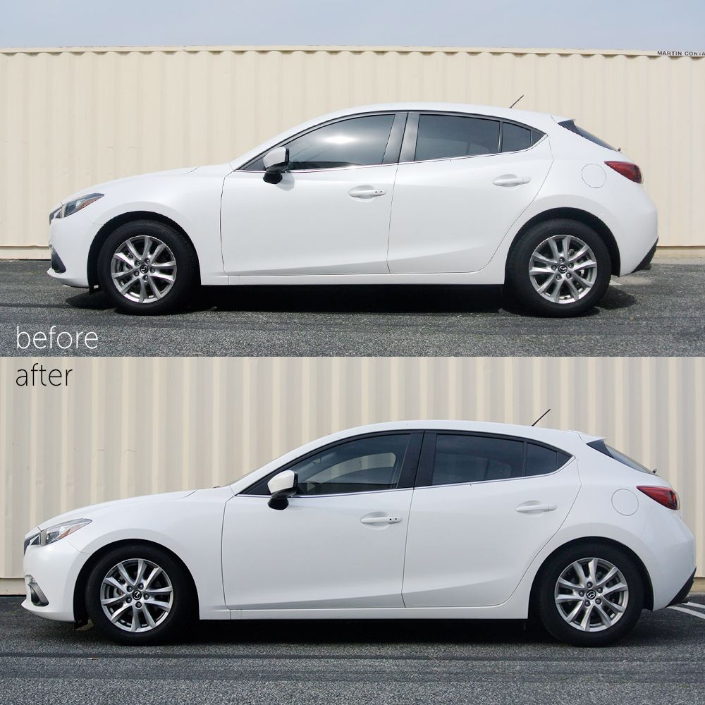 Megan Racing Lowering Springs for Mazda 3 2014-2018, Front 0.75in Rear 1.25in - MR-LS-M314
