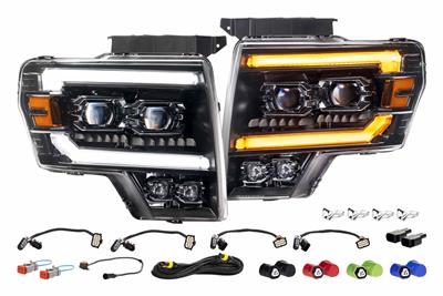 HEADLIGHTS LED PROJECTOR PAIR
