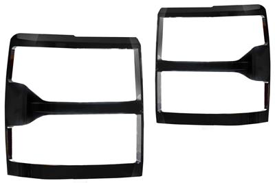 HEADLIGHT TRIM ABS BLACK CHEVY