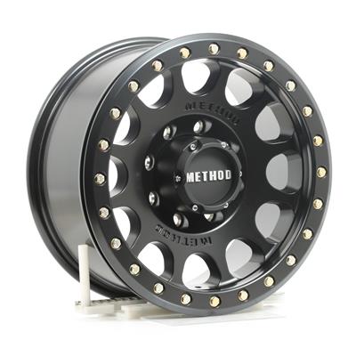 WHEEL  17X8.5  MATTE BLACK