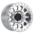 WHEEL  17X8.5  MACHINED/CLEAR