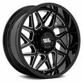 WHEEL ALUM GLOSS BLACK MACH 20