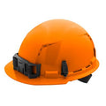 Milwaukee Front Brim Vented Hard Hats with 4-Point Ratcheting Suspension