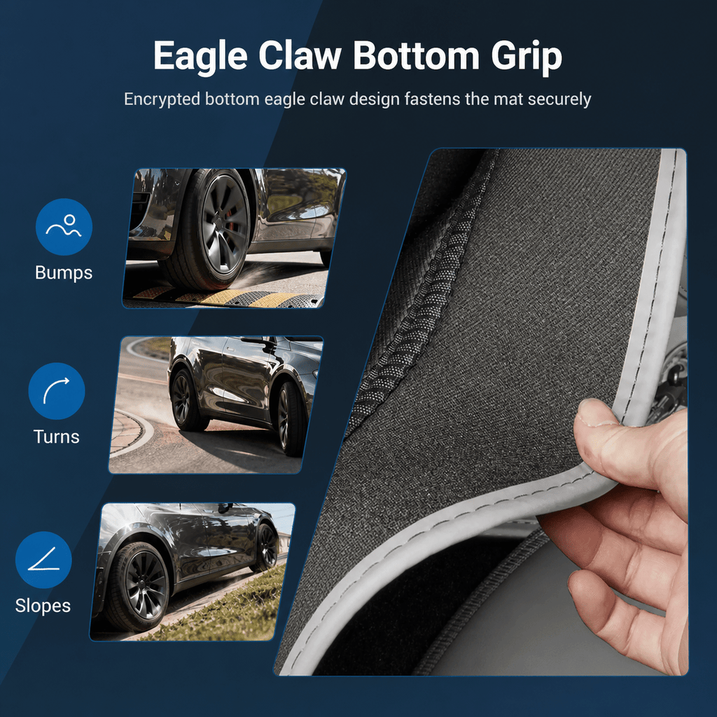 Nappa Leather Trunk Mat for Model Y Juniper (7 PCS)