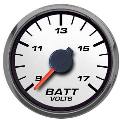 PERFORMANCE II WHITE VOLTMETER