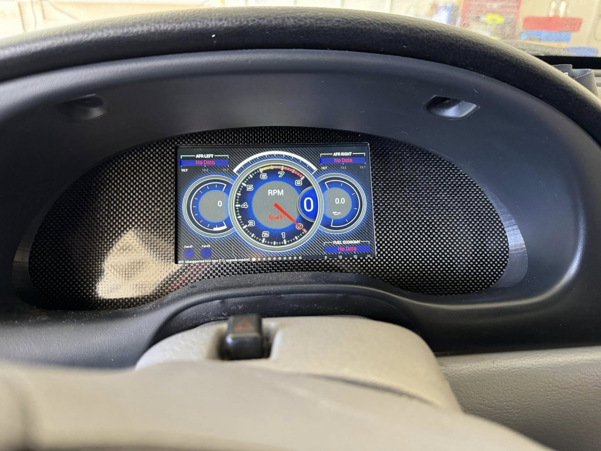 Digital Dash Beauty Backplate Insert for 1994-2004 Ford Mustang SN95 and New Edge - CarChains3d