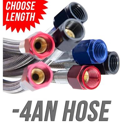 96   -4AN STAINLESS BRAIDED H