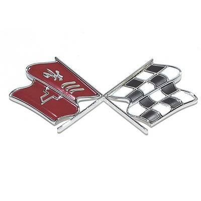 FUEL DOOR X-FLAG EMBLEM