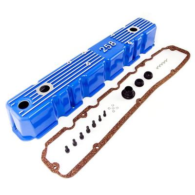 VALVE COVER ALUMINUM 258-BLUE