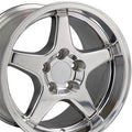 WHEEL ALUM POLISHED 17X11