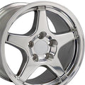 WHEEL ALUM POLISHED 17X9.5