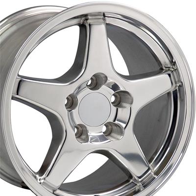 WHEEL ALUM POLISHED 17X9.5