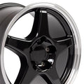 WHEELBLACKMACHINED LIP17X9.5
