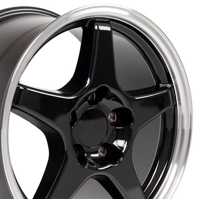 WHEELBLACKMACHINED LIP17X9.5