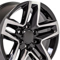 WHEELBLACK MACHINED18X8.5