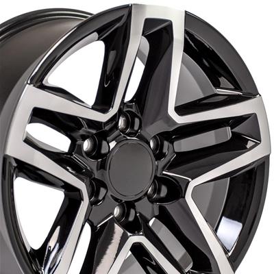 WHEELBLACK MACHINED18X8.5