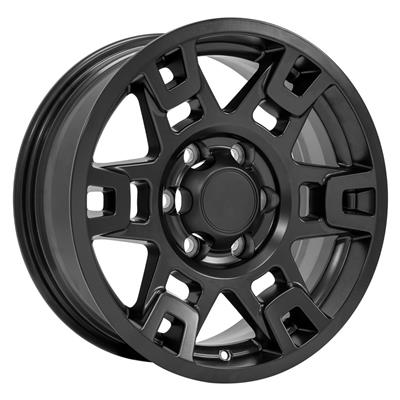 WHEELMATTE BLACK 17X7