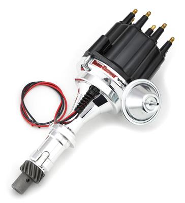 DIST BILLET PONTIAC V8 VAC BLK