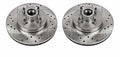 ROTORS BRAKE SLOTTED VENTED PR