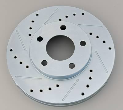 LEFT CROSSDRILLED AND SLOTTED