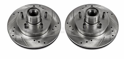 ROTORS BRAKE SLOTTED VENTED PR