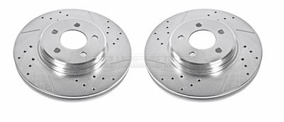 ROTORS BRAKE DRILLED/SLOTTED F