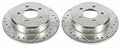 ROTORS BRAKE DRILLED REAR PAIR