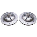 DRILLED/SLOTTED ROTORS PAIR