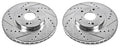 ROTORS BRAKE DRILLED/SLOTTED F