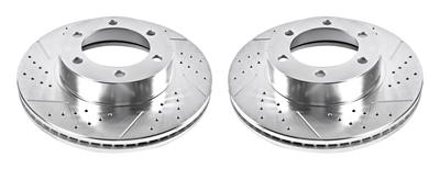 ROTORS BRAKE DRILLED SLOTTED