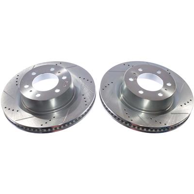 ROTORS BRAKE DRILLED/SLOTTED F